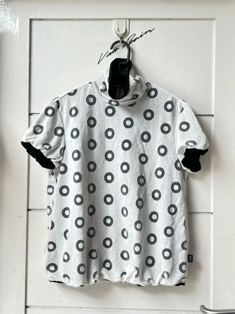 SALE!! Gianfranco Ferre x Mizuno Polkadot Motive T-shirt photo 1