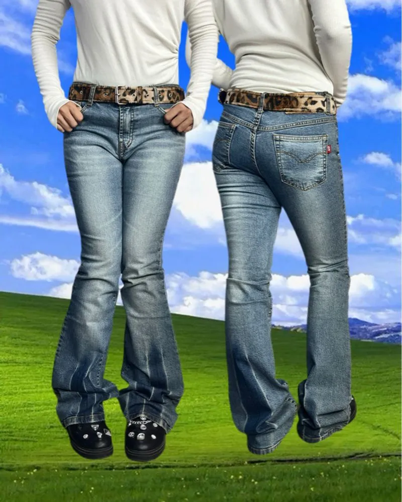 Stick jeans low rise flared pants photo 1