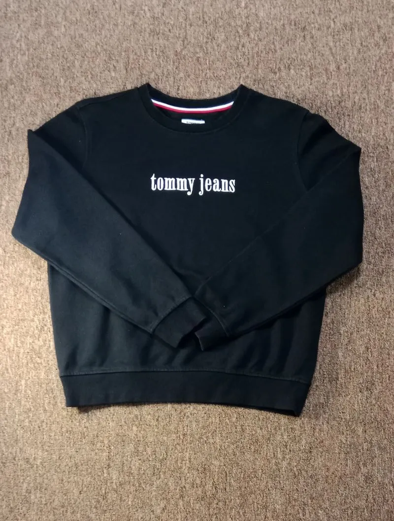 Tommy Hilfiger Streetwear Minimalist Sweater Pria black photo 1