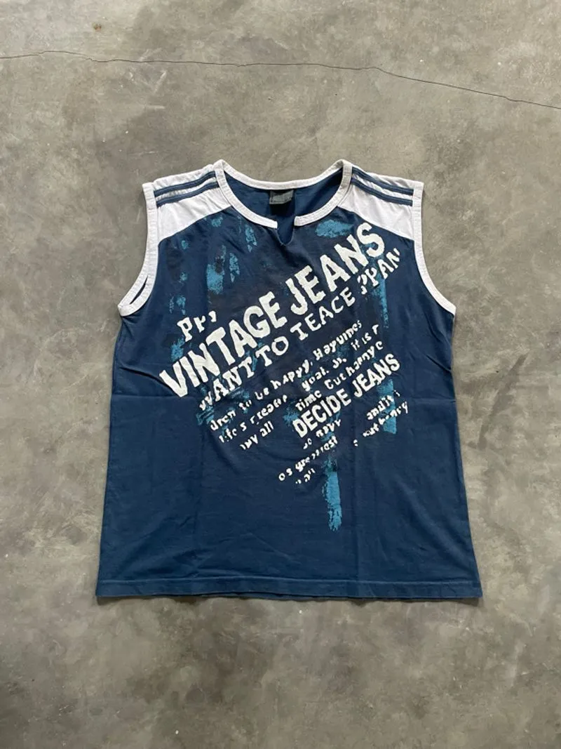 2000’s - Tomorrow Act Japan Kutung / Tanktop Y2k grunge emo photo 1