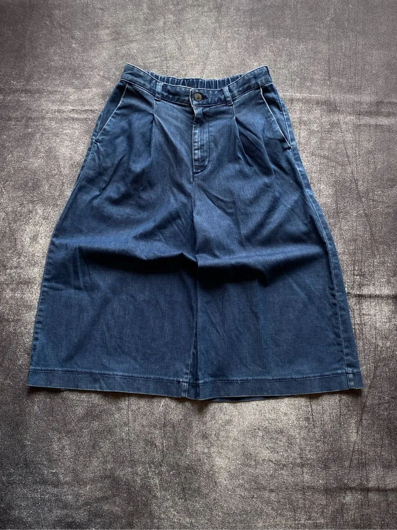 Uniqlo Jorts Y2K Streetwear Baggy Jeans Short Denim photo 1