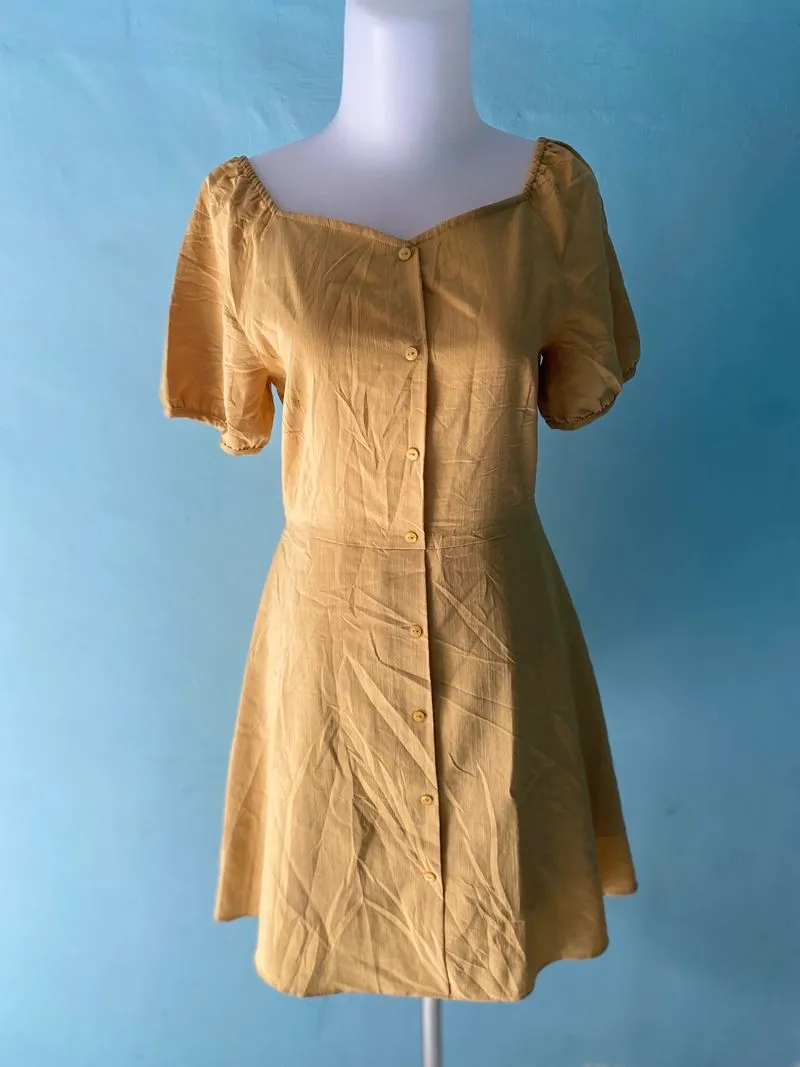 Casual Casual dress Wanita orange photo 1