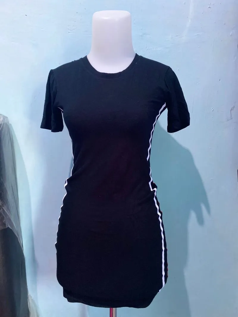 Casual Midi dress Wanita black photo 1
