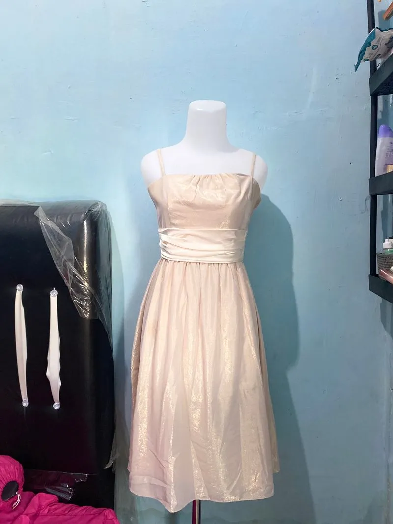 Avant Garde Summer dress Wanita cream photo 1