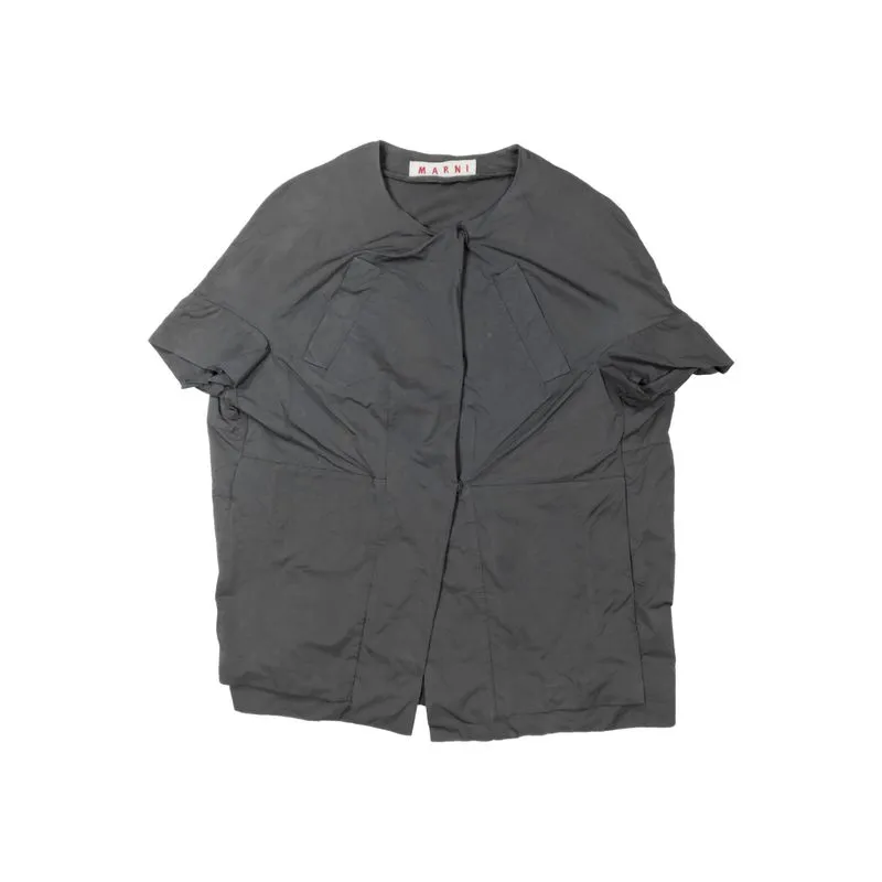 MARNI CONTEMPORARY AVANT-GARDE SLANT POCKET JACKET SHIRT photo 1