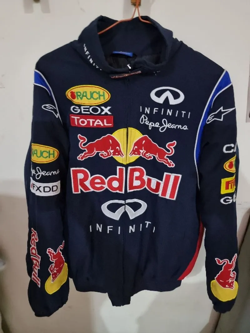 Red Bull Racing Infiniti F1 Jacket – Full Sponsor Print Hood photo 1