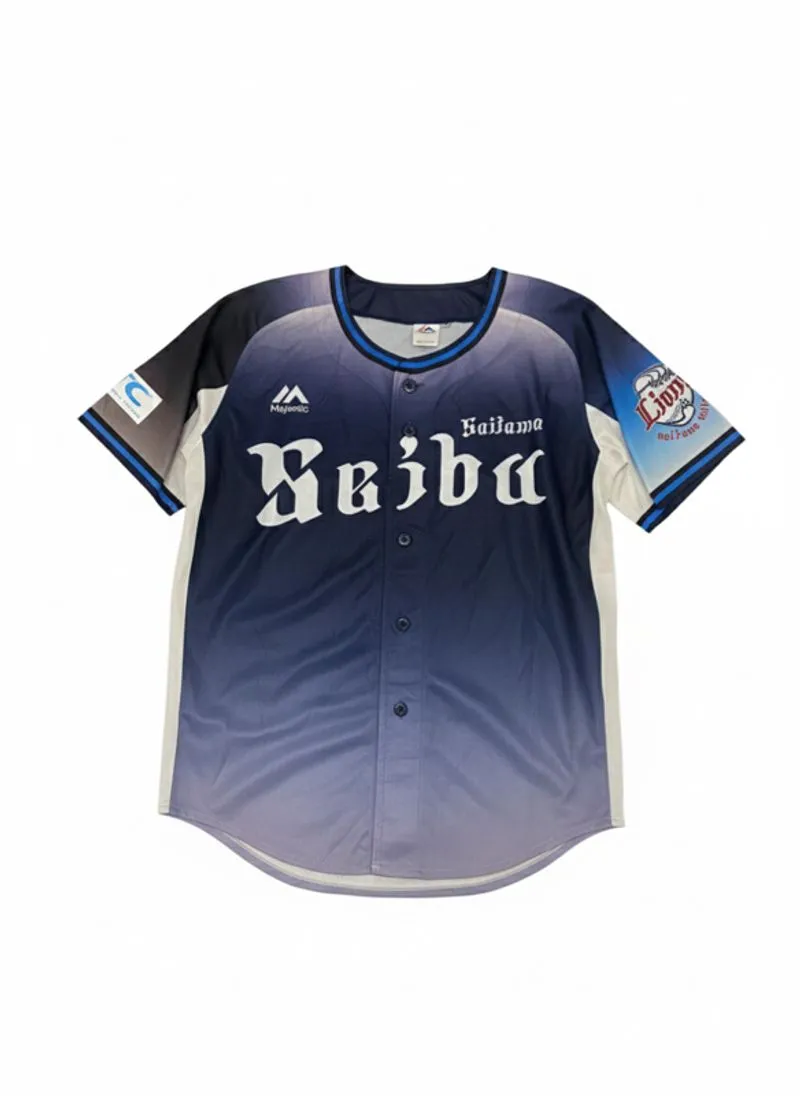 MAJESTIC X SEIBU LIONS BASEBALL JERSEY photo 1