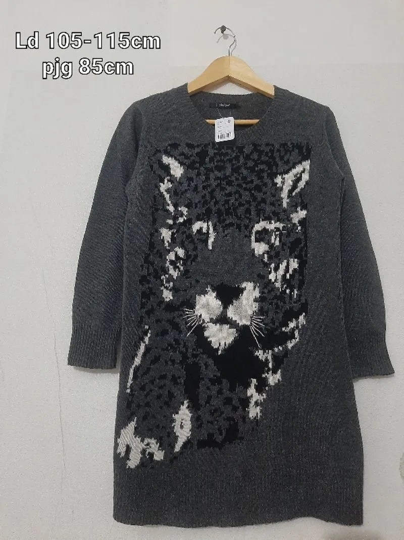 SWEATER RAJUT LEOPARD photo 1