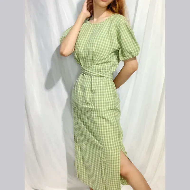 Summer dress Wanita green photo 1