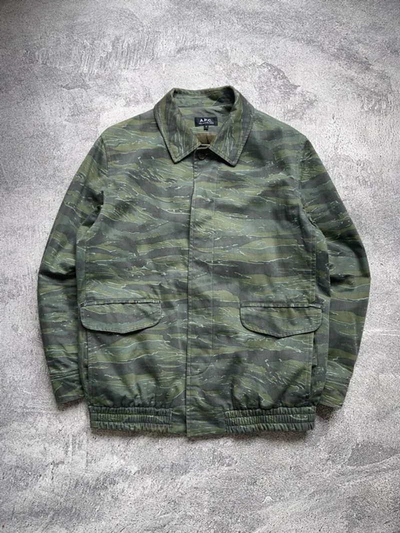 Jaket apc tiger stripe camouflage wtaps neighborhood  photo 1