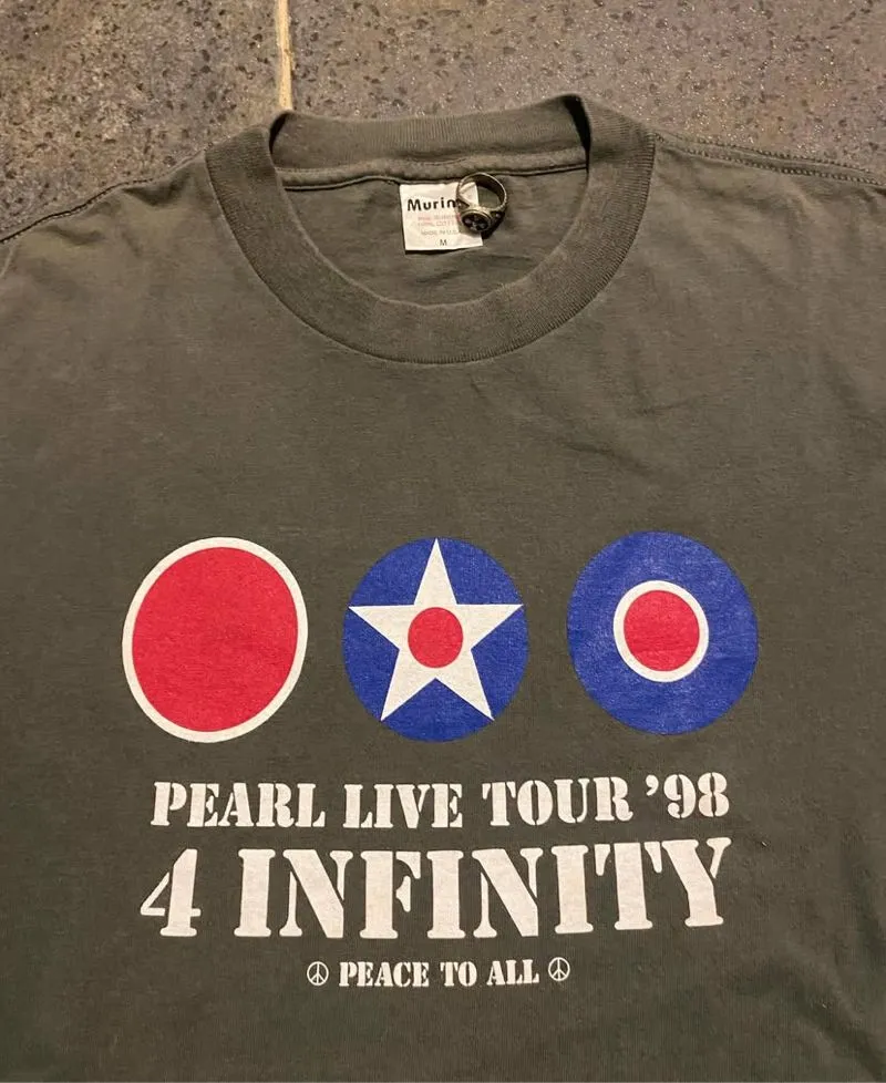 vintage pearl jam tour tee photo 1