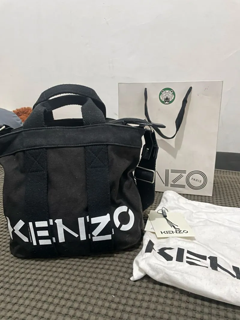 Kenzo Canvas Sling Bag Unisex photo 1