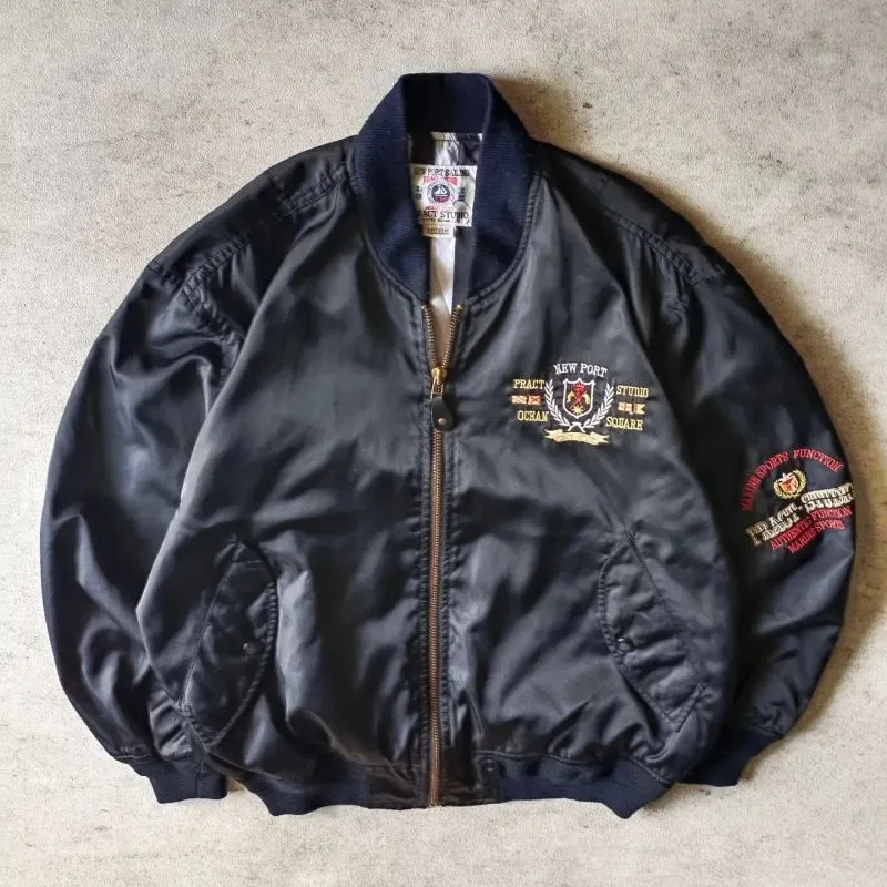 Vintage Bomber jacket Pria black photo 1