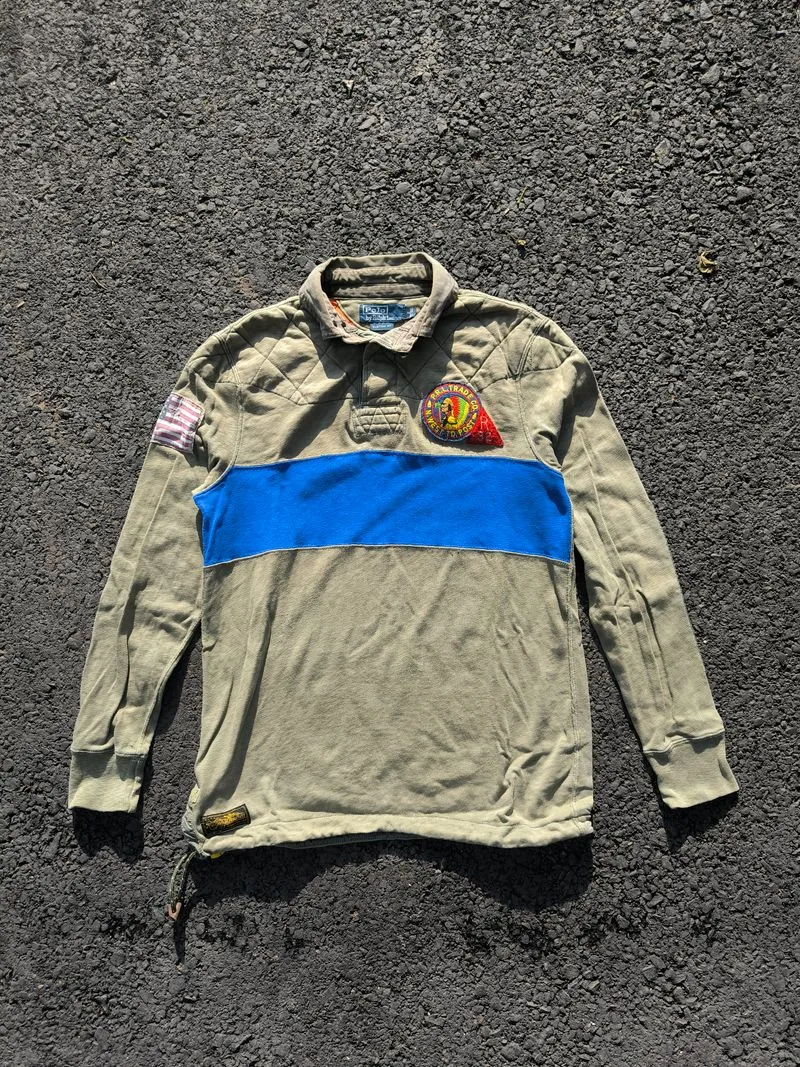  Vintage PRL Indian Expedition Rugby Long Sleeve photo 1