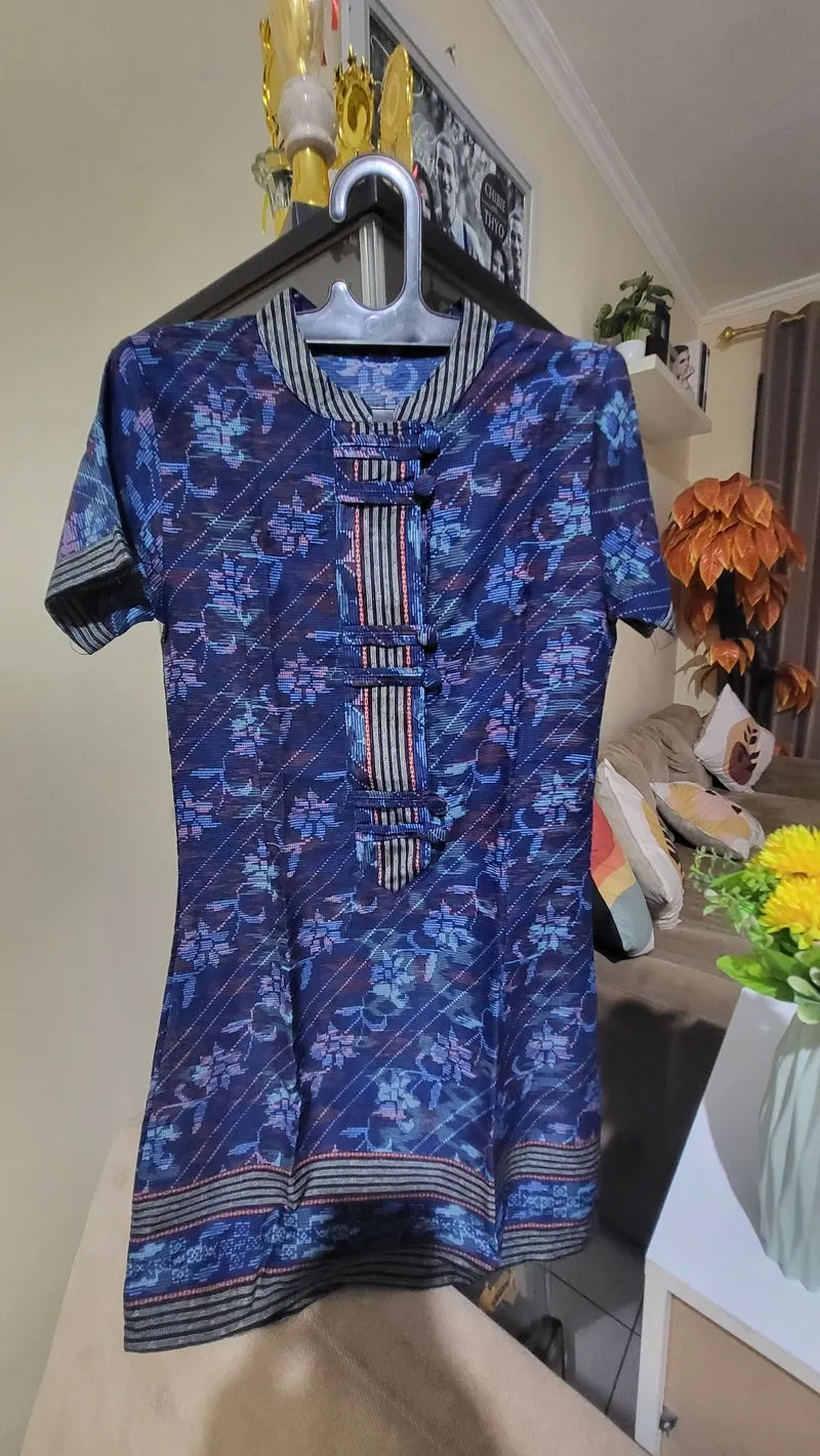 Batik Casual dress Wanita navy photo 1