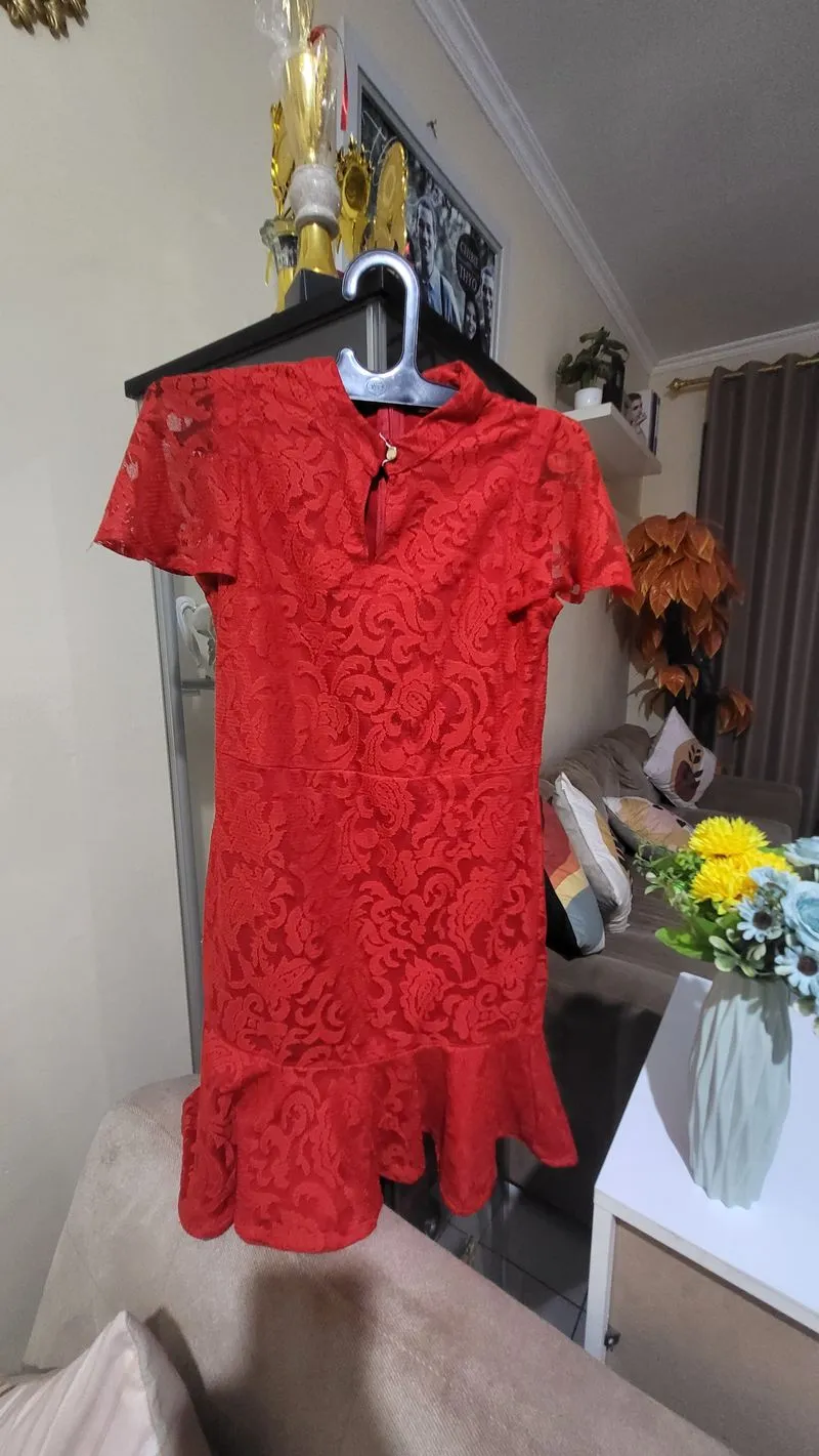 Casual Casual dress Wanita red photo 1