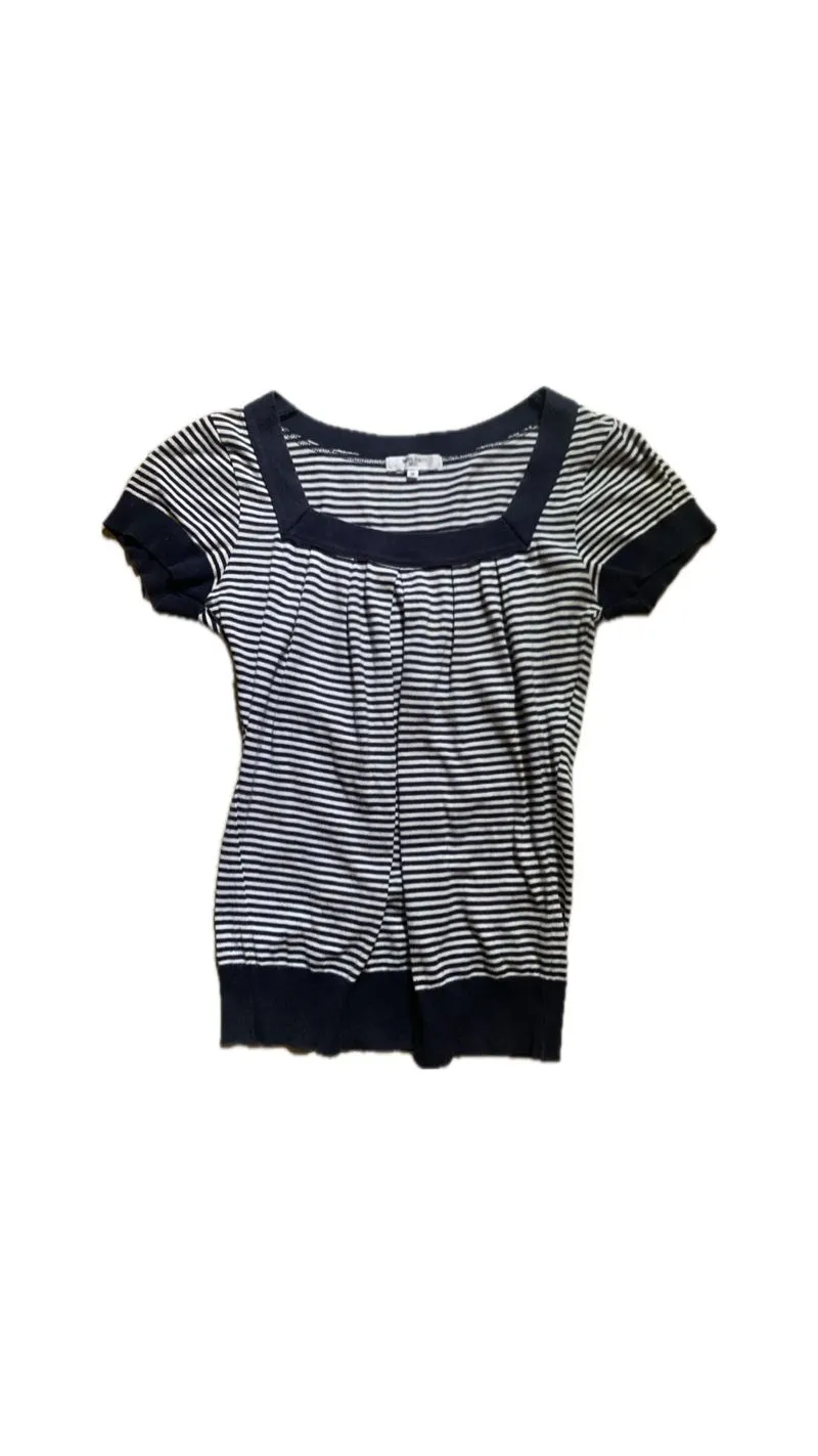 Natural Beauty Basic Stripe Babydoll Tee photo 1