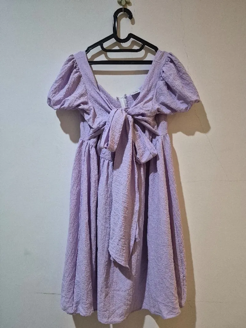 Mini dress Purple - Claire by Cynthia Tan photo 1