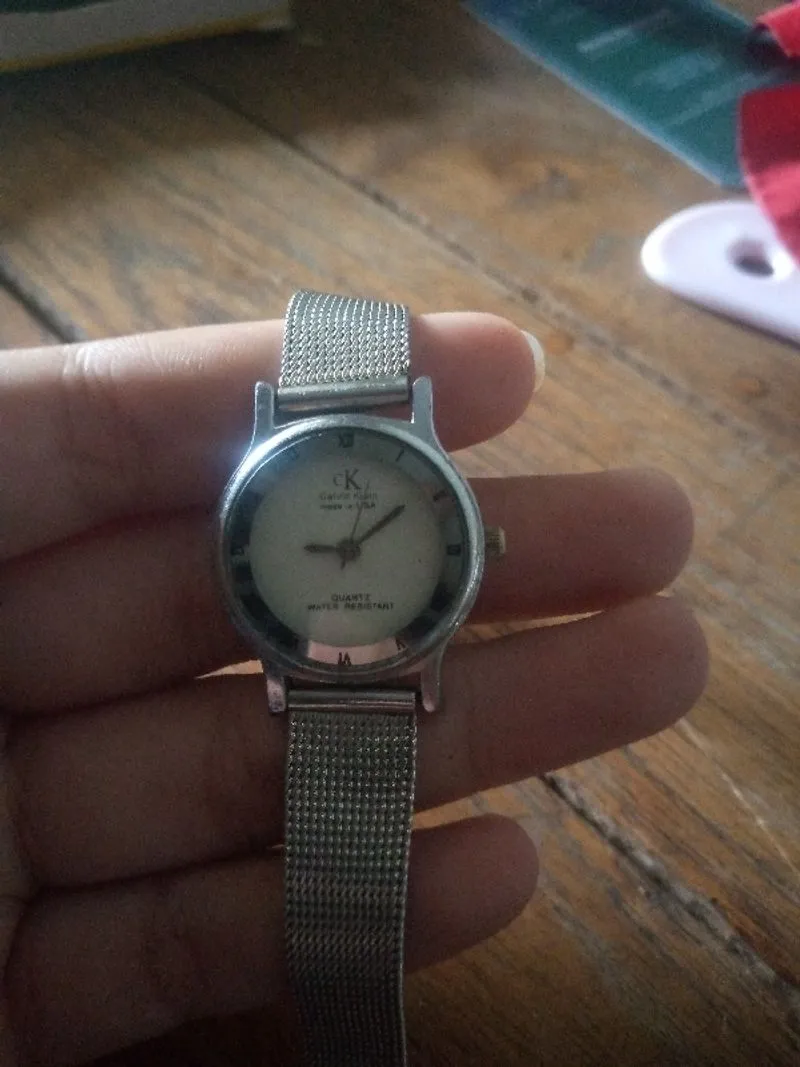 Jam tangan Calvin Klein analog silver photo 1