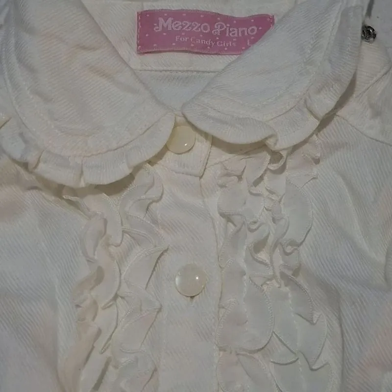 [Ready] Prelove kemeja ruffle mezzo piano for candy girl rar photo 1