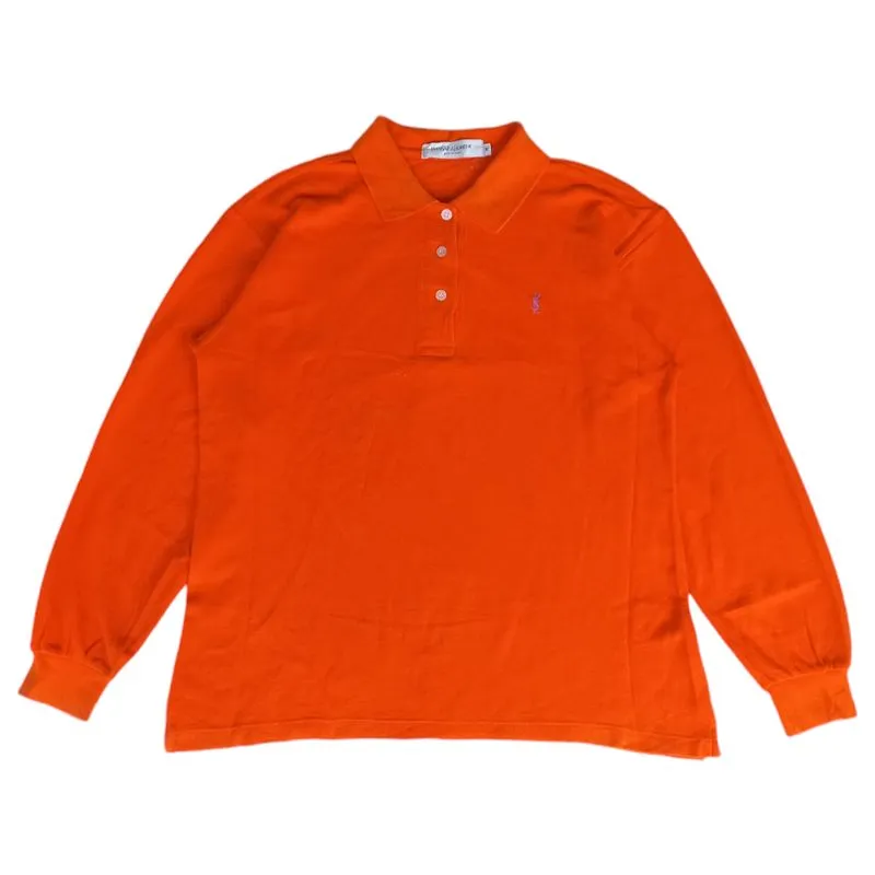 Yves Saint Laurent YSL Vintage Luxury Polo shirt Pria orange photo 1