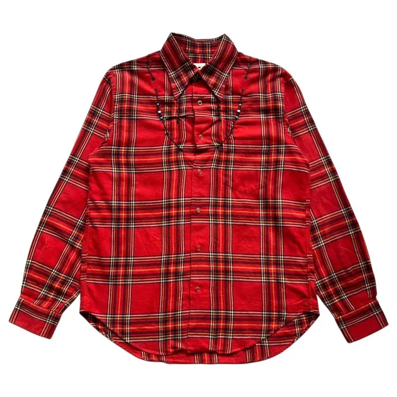 Jipijapa Studded Flannel Shirt Japan Artisan photo 1