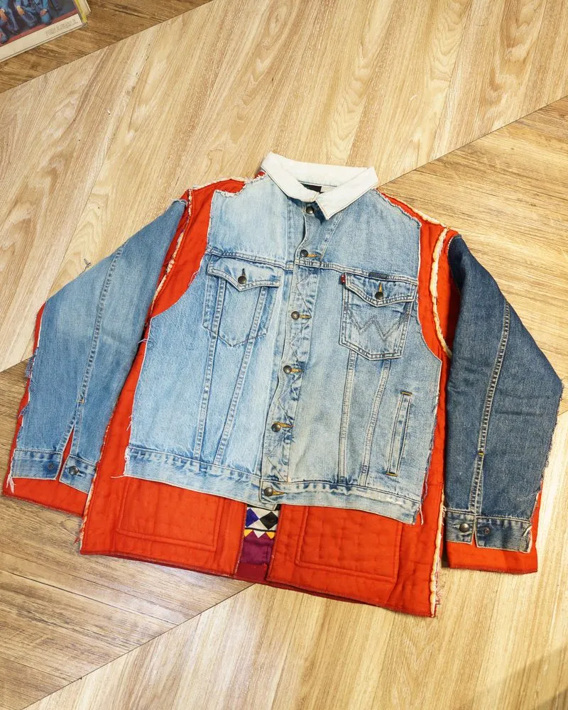 Rebuild by Needles Jaket Jeans Reversible Pattern photo 1