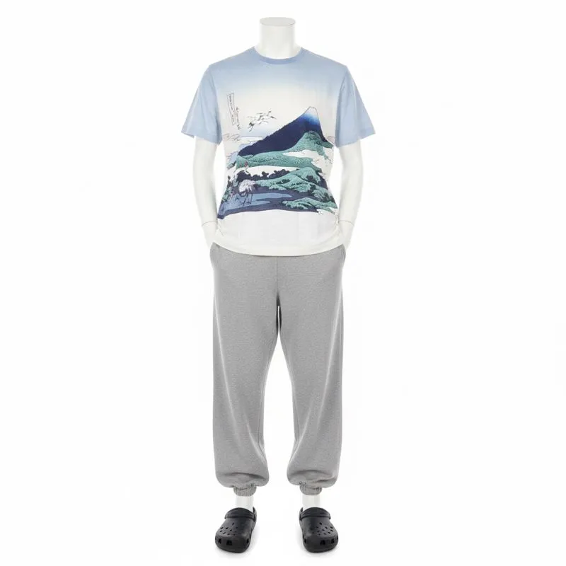 Uniqlo X Hokusai Blue Japan Printed Tee photo 1