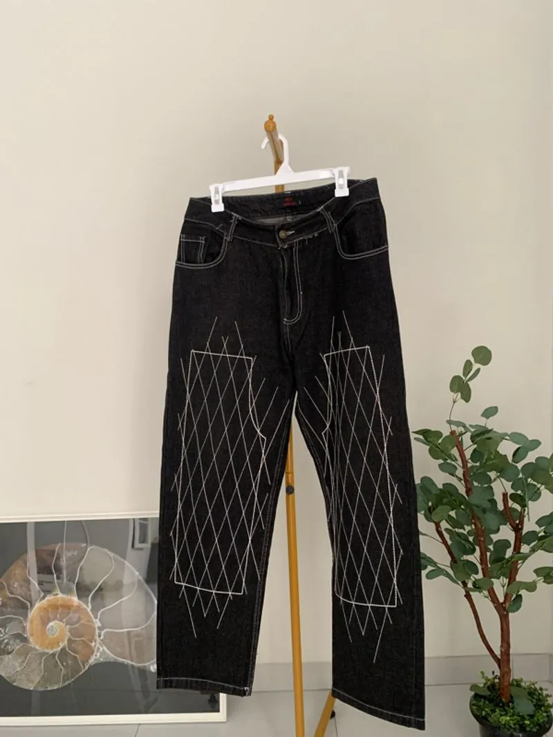 Black Denim Jeans MIUI-T x HOMEMADE photo 1