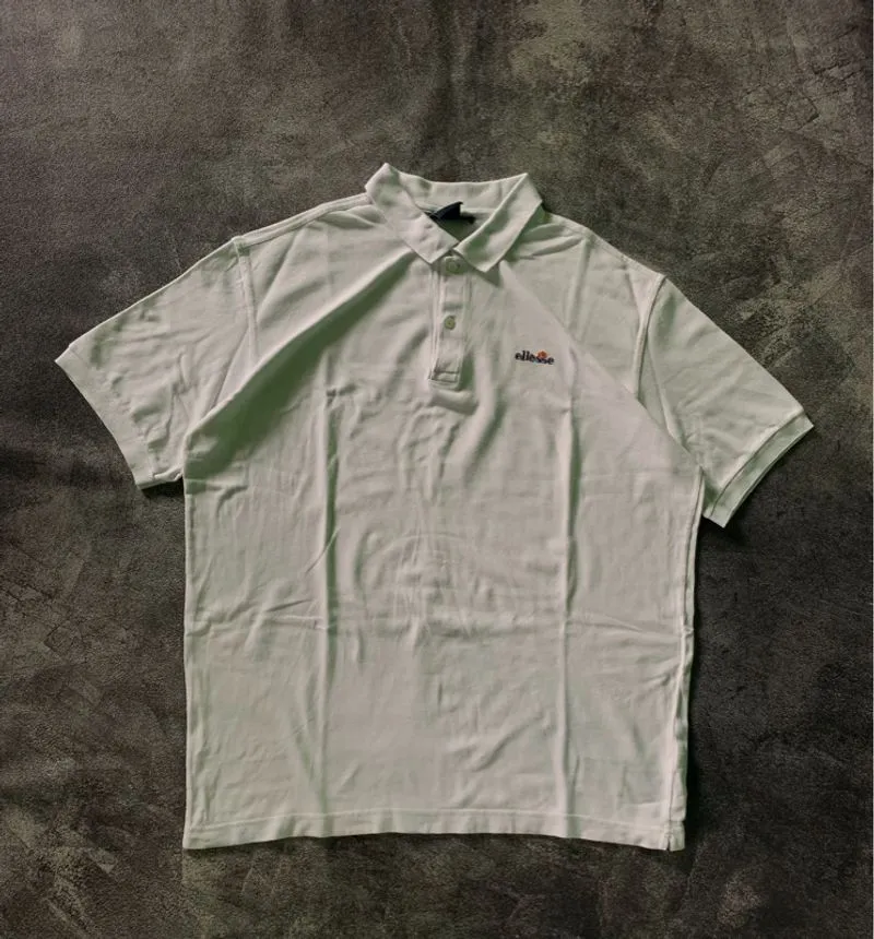 Ellese Poloshirt Embroidery Logo Small White photo 1