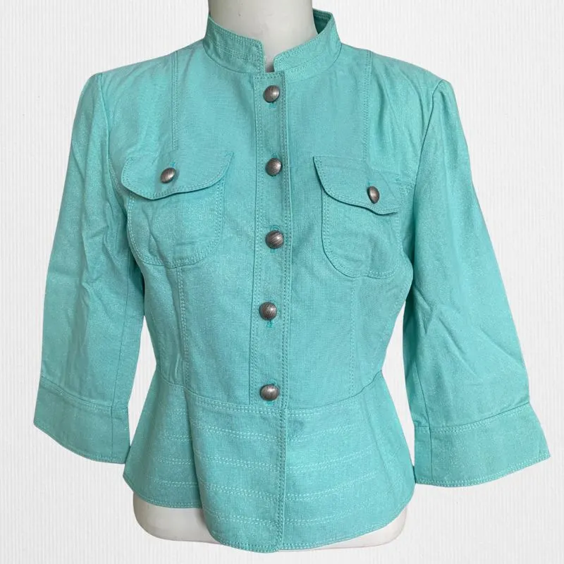 Chic Tosca Buttoned Blazer photo 1