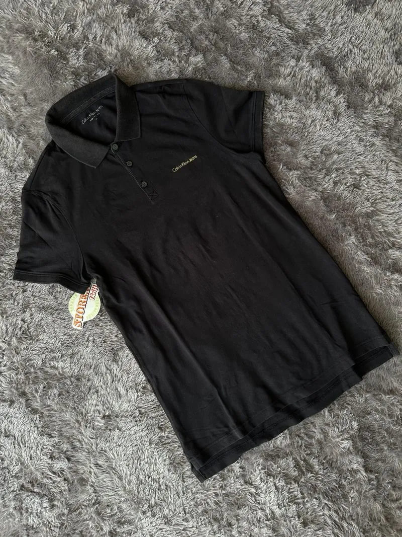 Polo shirt Calvin Klein Hitam Pekat(Cocok Postur Tinggi) photo 1