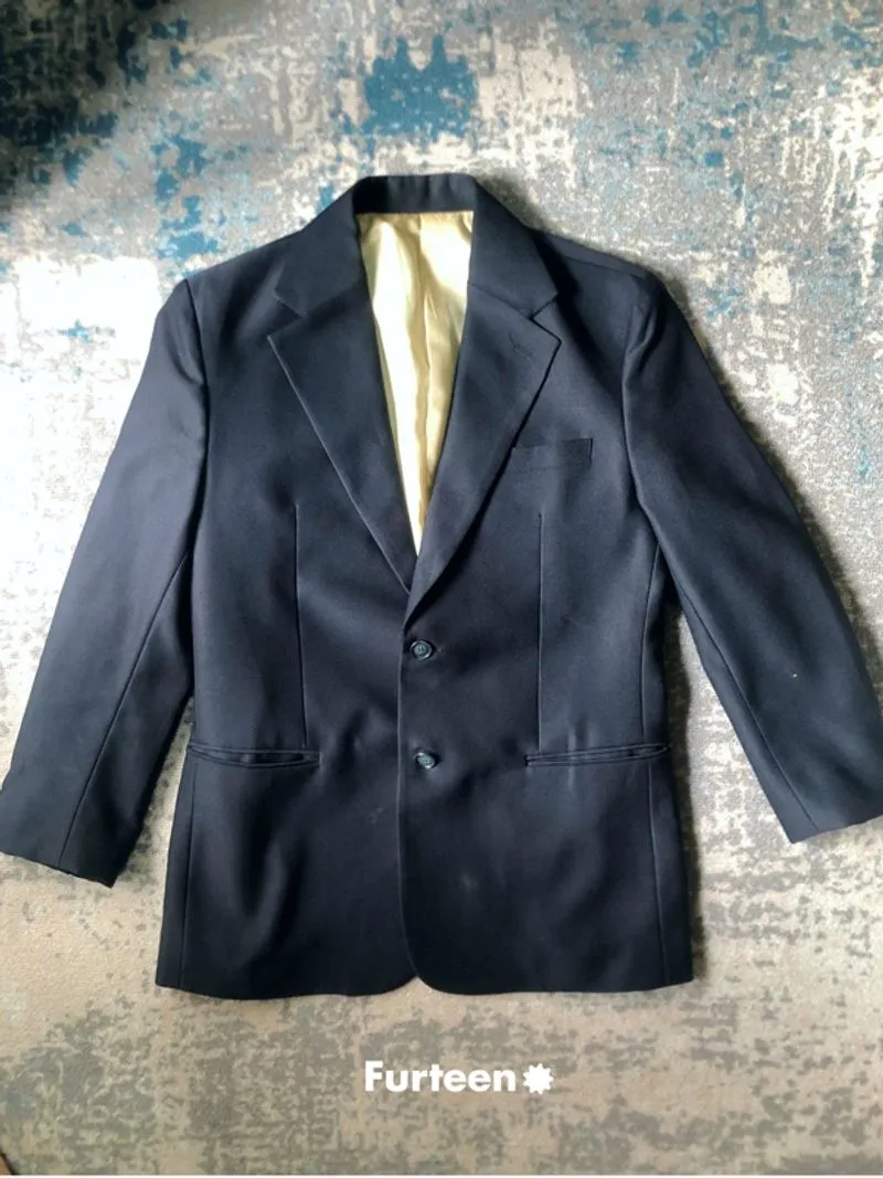 Jas/Blazer Pria Premium Navy Wool photo 1
