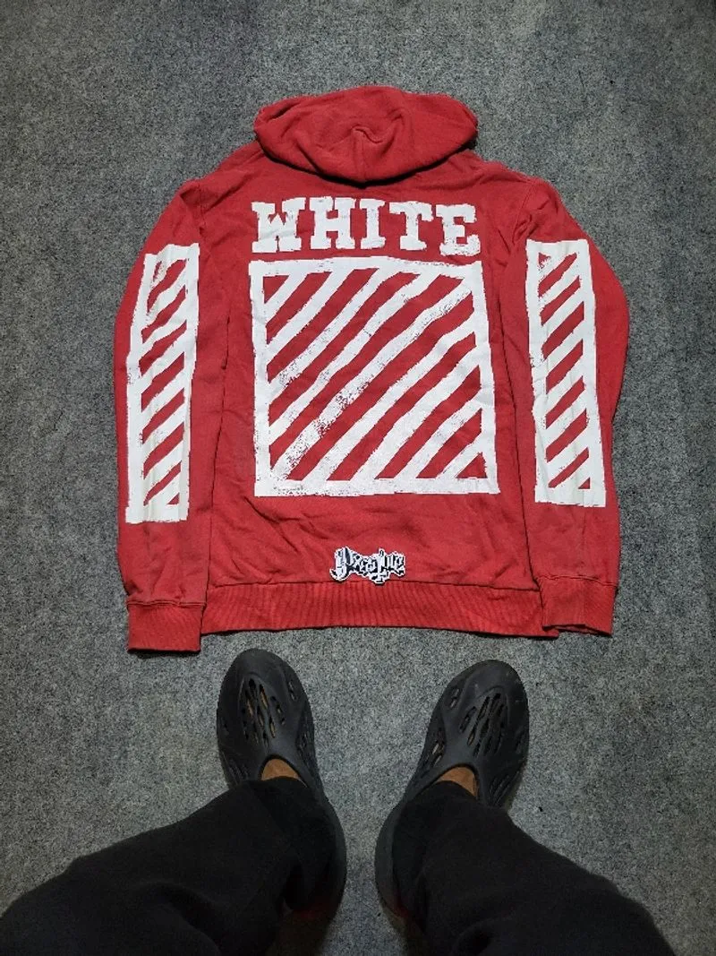 Hoodie Zipper Off White Oversize photo 1