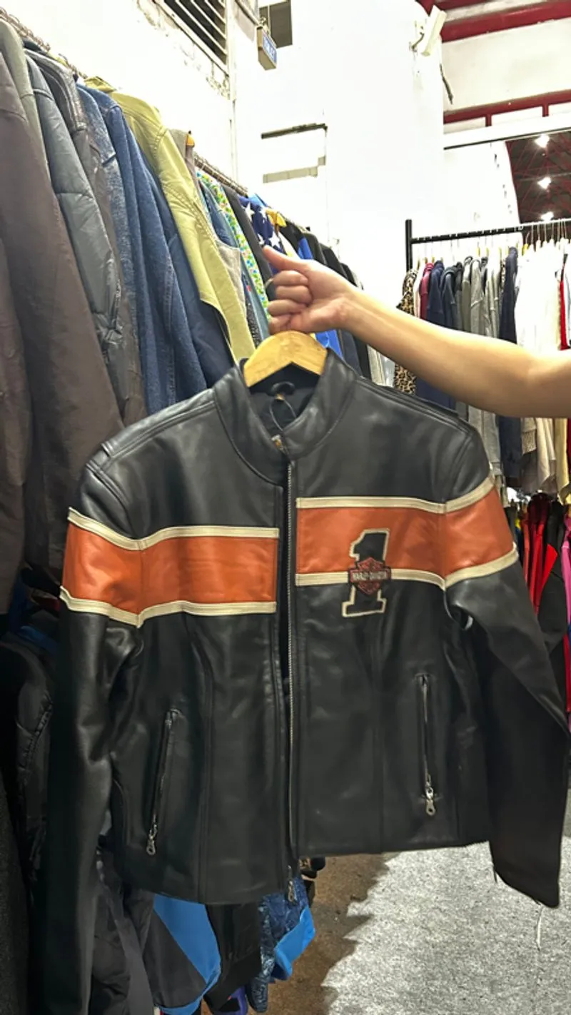 jaket harley davidson kulit photo 1
