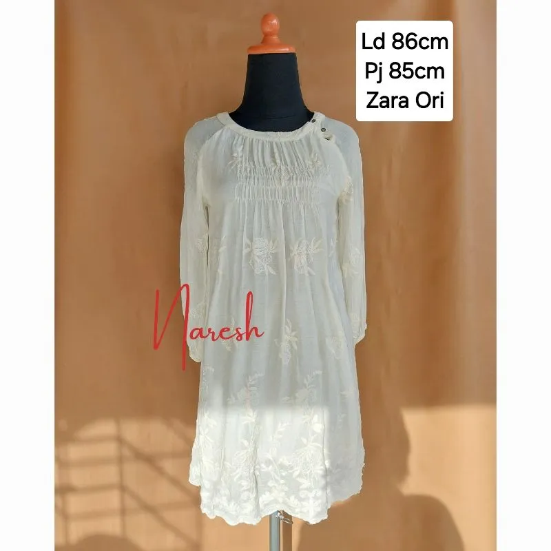 ZARA WHITE DRESS photo 1