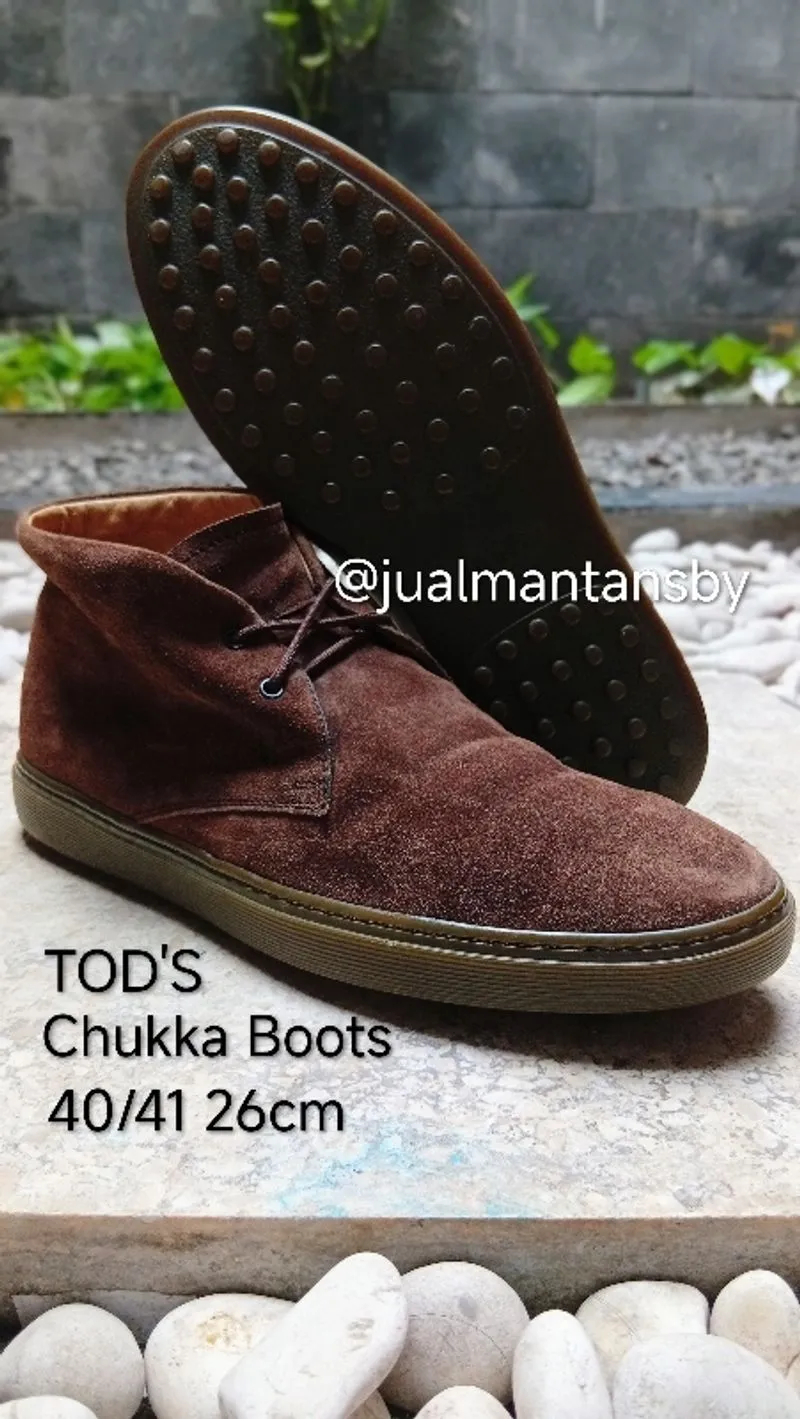 TODS Suede Desert Boots Chukka photo 1