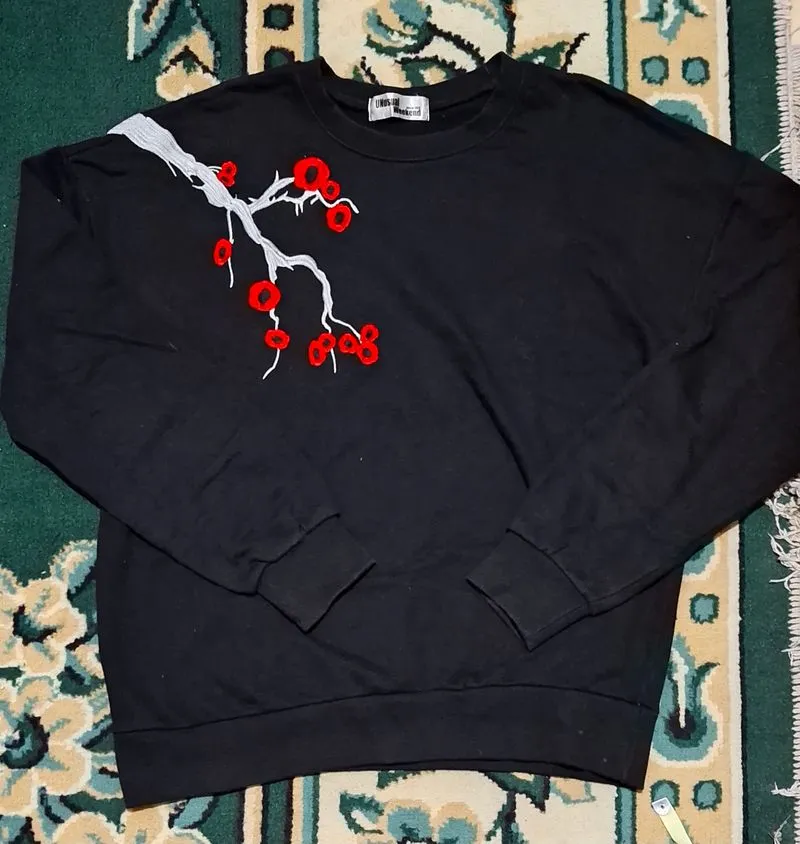 ASK Enquired Casual Fleece Pria black photo 1