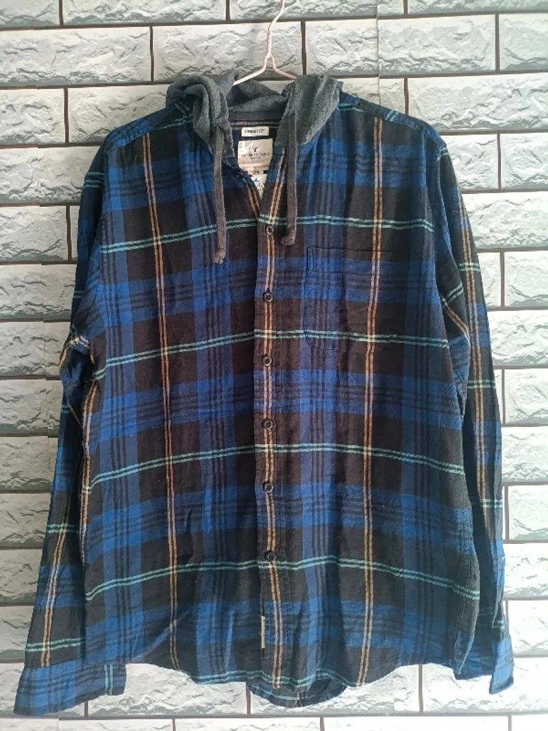 Flannel Hoodie by American Eagle 🇺🇸🦅 photo 1