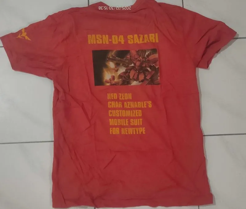 Uniqlo X Gundam Sazabi Print T Shirt  photo 1