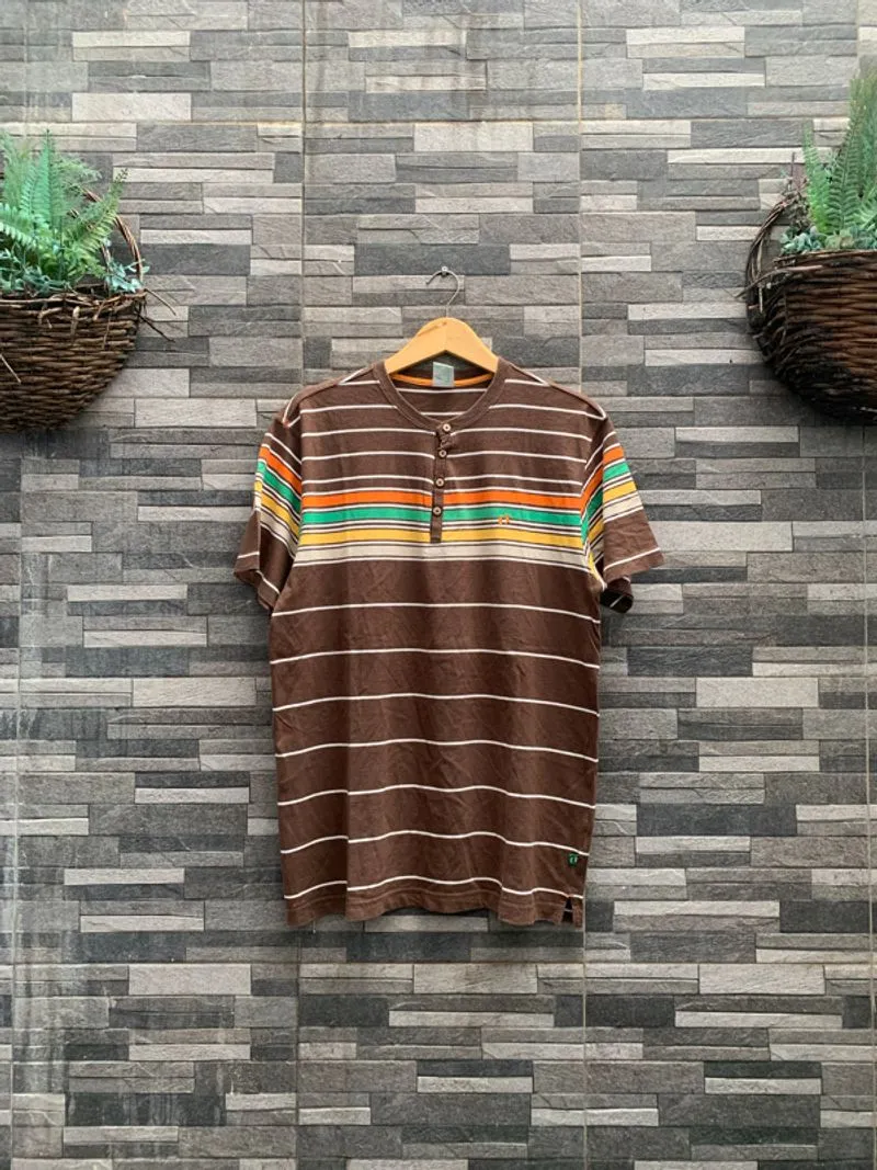 Vintage Hang Ten Striped Poloshirt  photo 1