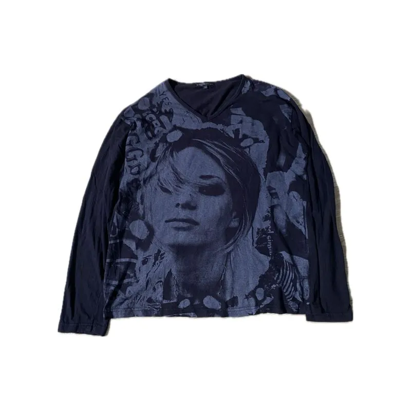 longsleeve y2k girl black photo 1