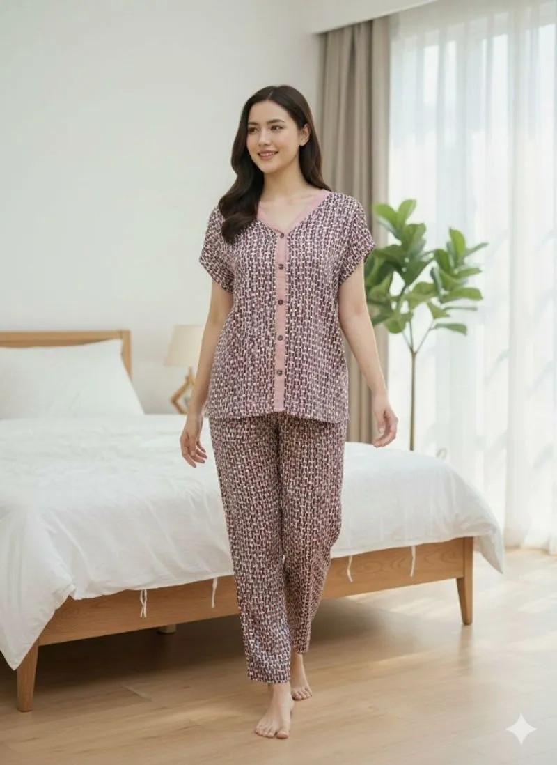 Set ya Wakiil top ld120 pj63 kancing dpn pants lp120 pj93 photo 1