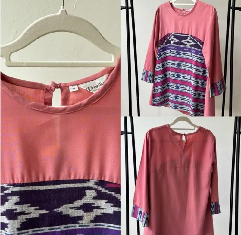Tunik Lurik Pink photo 1