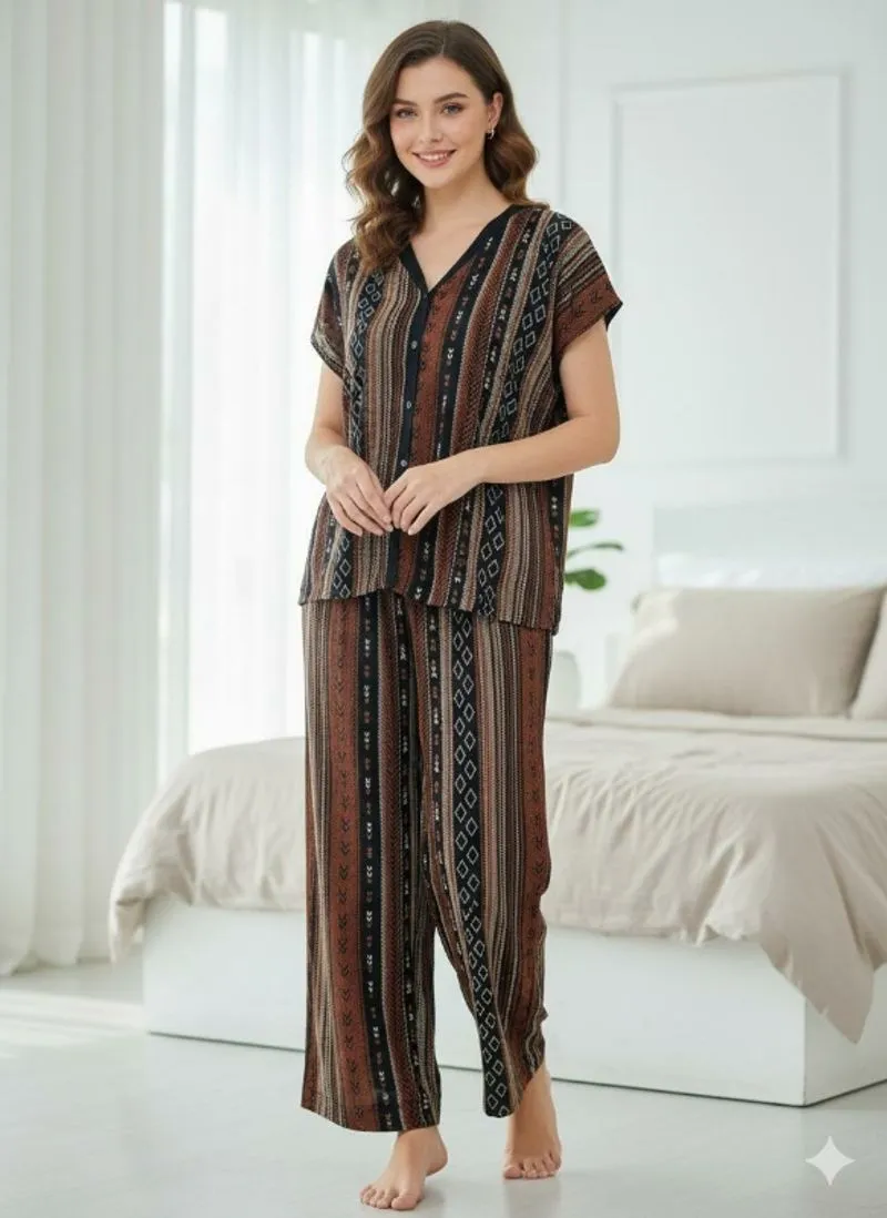 Set ya wakiil top ld120 pj63 kancing dpn pants lp120 pj93 photo 1