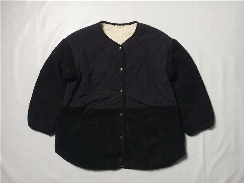 Vintage Fleece Wanita black photo 1