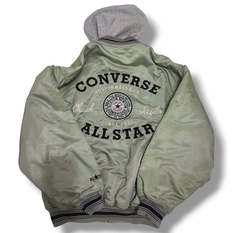 CONVERSE SHOODIE VARSITY JACKET | OUTERWEAR | BGT photo 1