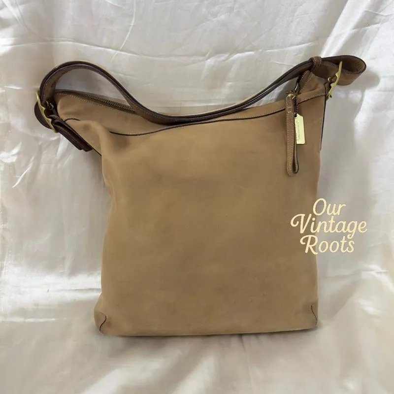 Coach vintage crossbody and shoulder brown leather bag photo 1