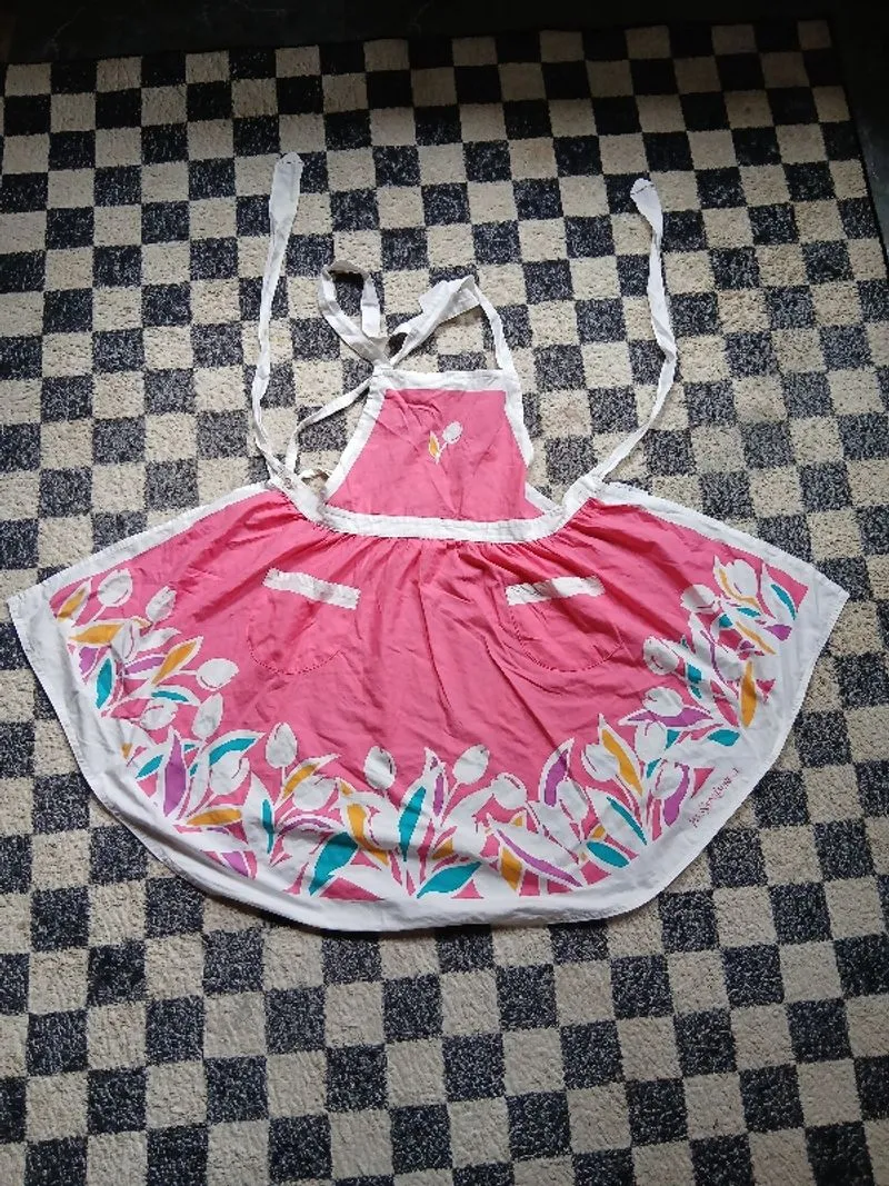 Vtg YSL apron Kawaii style photo 1