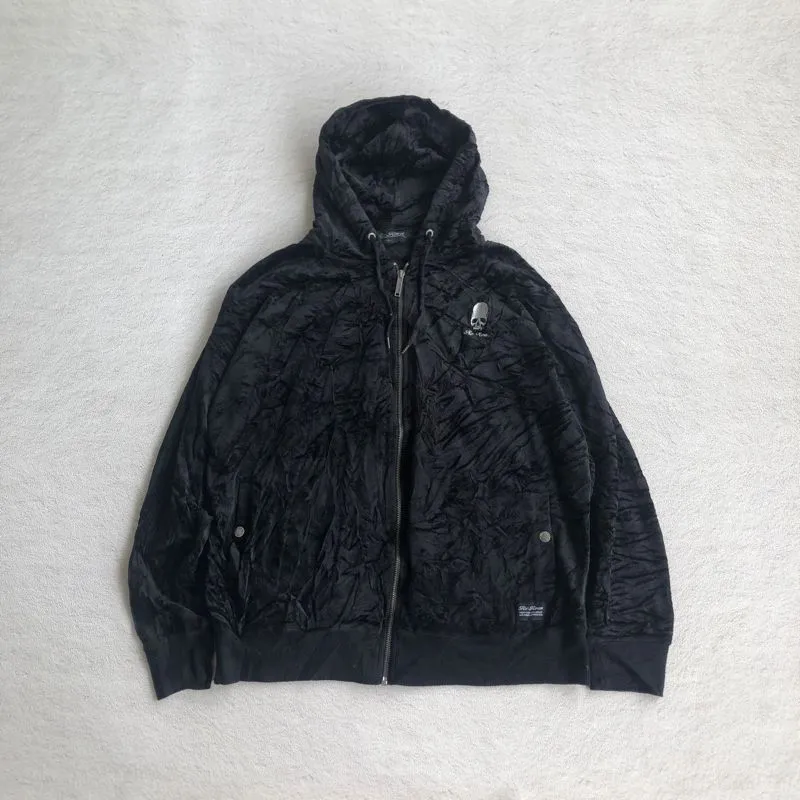 Japanese brand roen suede zip up hoodie ❤️‍🔥 LGB If6was9 photo 1
